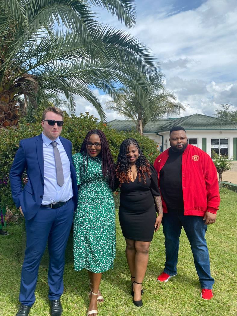 Guests dressed for a celebration at Munda Hotel